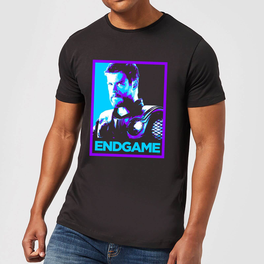 Avengers Endgame Thor Poster Men's T-Shirt - Black - XS - Black