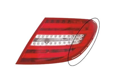 Tail Light RIGHT SEDAN 3097932 Van Wezel 3097932