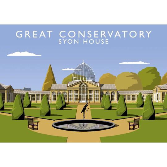 'Great Conservatory Syon House' Graphic Art