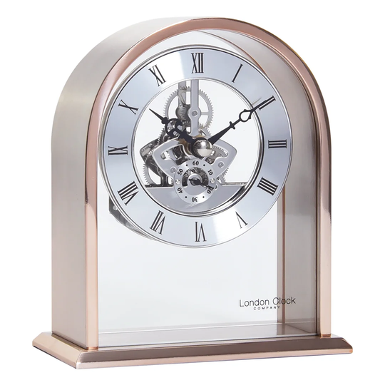 Arch Top Skeleton Mantel Clock