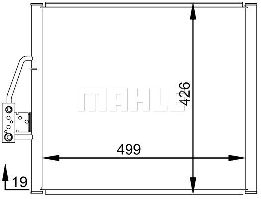 Condenser Air Conditioning 8FC351300-001 by BEHR
