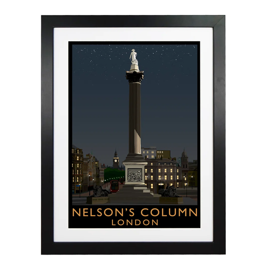 Nelsons Column by Richard O'Neil - Graphic Art Print on Paper