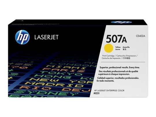 HP 507A Yellow Toner Cartridge - CE402A