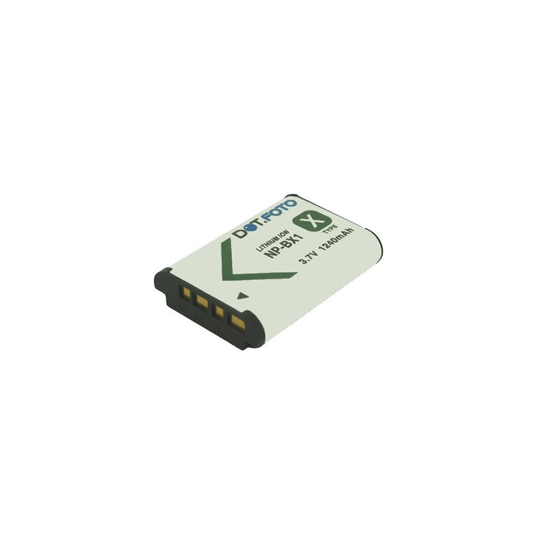 Sony NP-BX1 PREMIUM Replacement Rechargeable Camera Battery from Dot.Foto with Dot.Foto InfoChip - 3.7v / 1240mAh - 2 Year Warranty [See Description