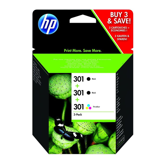HP E5Y87EE (301) Printhead multi pack, Pack qty 3