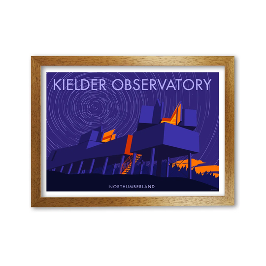 Kielder Observatory by Stephen Millership - Graphic Art Print on Paper