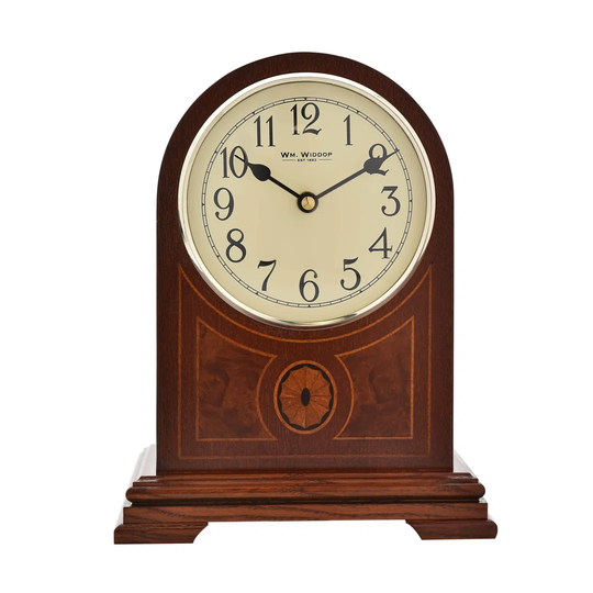 Wooden Barrister Melody Mantel Clock