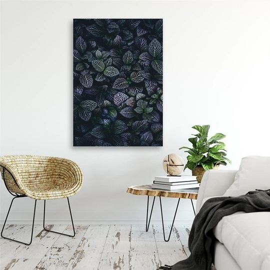 Canvas Print Purple Leaves Nature