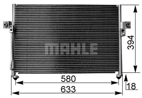Condenser Air Conditioning 8FC351038-761 by BEHR