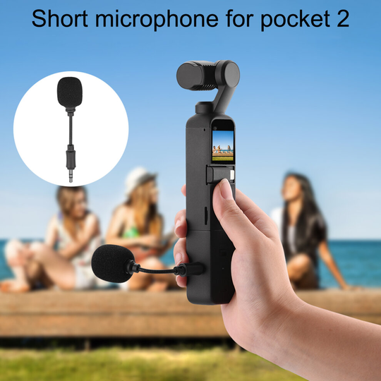 Mini Portable 3.5mm Microphone Handheld Camera Accessory for DJI OSMO Pocket 2