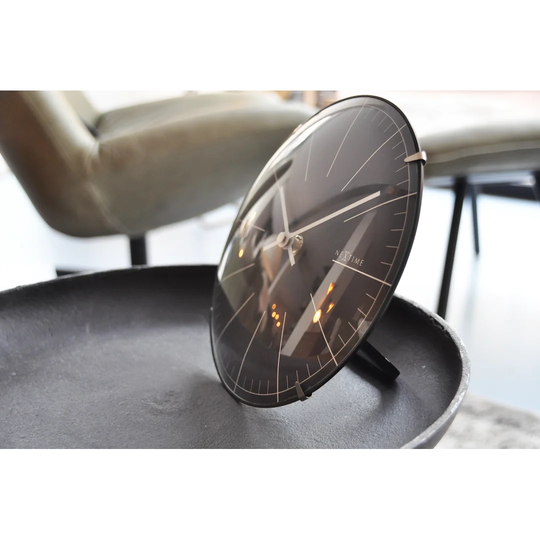 Big Stripe Mini Dome Glass 20cm Wall Clock