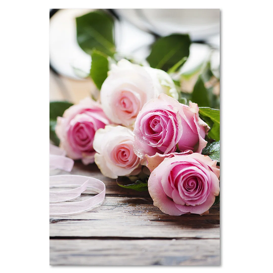 Canvas Print, Pink Flowers 16431