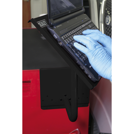 Sealey APLTSB | Laptop & Tablet Stand 440mm - Black