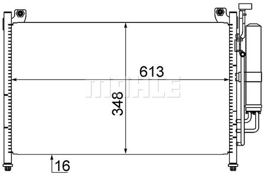 Condenser Air Conditioning 8FC351310-241 by BEHR