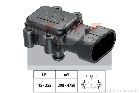 Air Pressure Sensor, height adaptation Made in Italy - OE Equivalent 493064 KW 493064