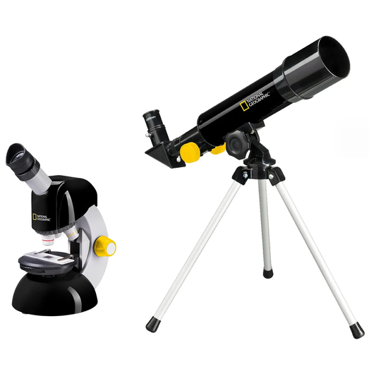 National Geographic Telescope and Microscope Set - Black/Yellow