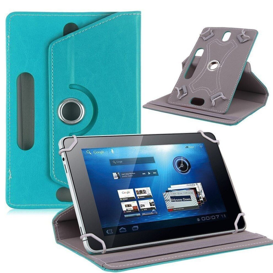 (Blue, 9 inch) Folio 360 Case Cover For Universal Android Tablet PC 7" 8" 9" 10 For Case Cover