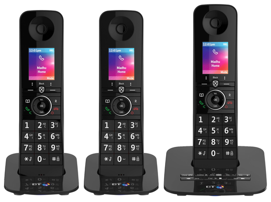 BT Premium Cordless Telephone & Answering Machine - Triple