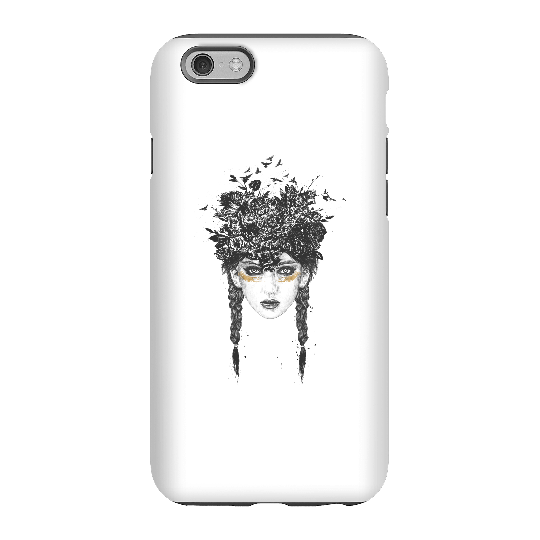 Balazs Solti Native Girl Phone Case for iPhone and Android - iPhone 6S - Tough Case - Matte