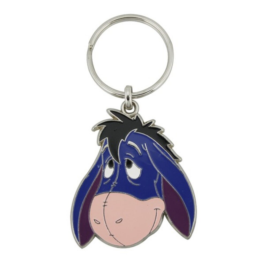 Disney Winnie The Pooh - Eeyore Big Face Enamelled Licensed Keychain-Keyring