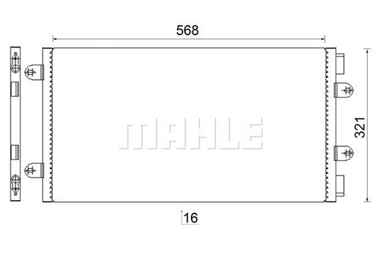 Condenser Air Conditioning 8FC351038-304 by BEHR