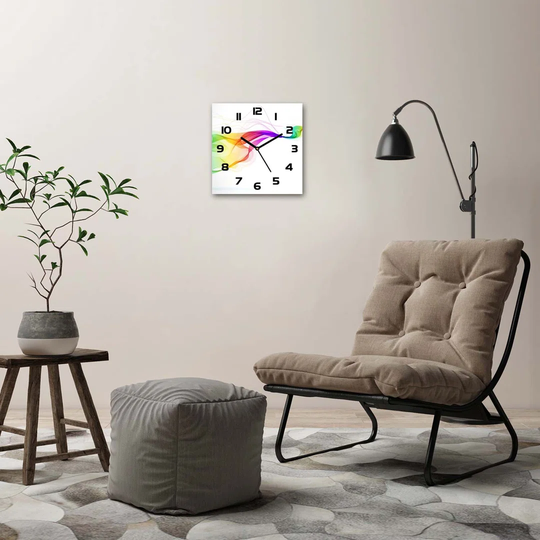 Julani Colorful Abstraction Silent Wall Clock