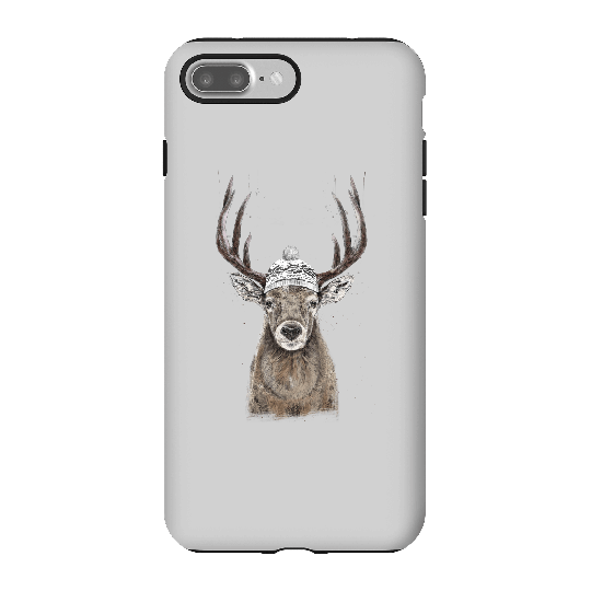 Balazs Solti Winter Deer Phone Case for iPhone and Android - iPhone 7 Plus - Tough Case - Gloss