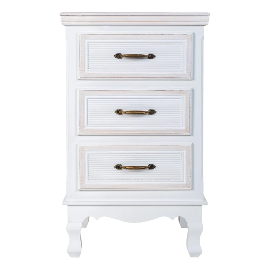 German 3 Drawer Bedside Table