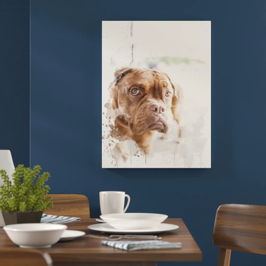 'Dogue de Bordeaux Dog' Graphic Art Print Poster