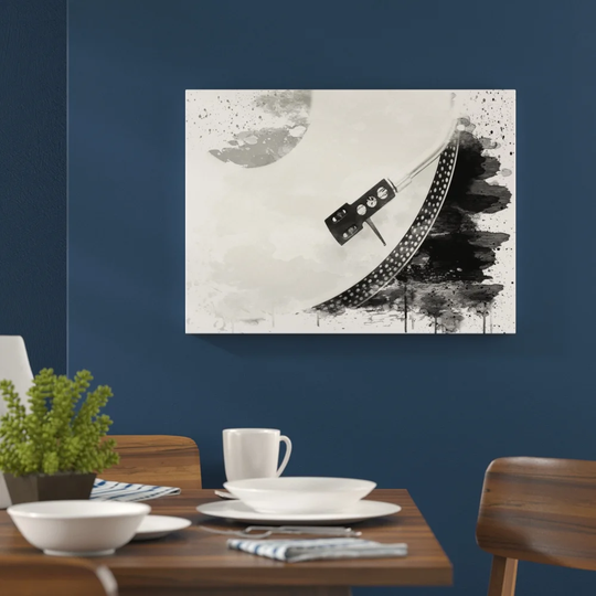 'Turntable Record Vinyl Player' Graphic Art Print Poster