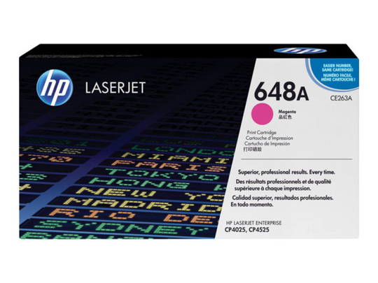 HP 648A Magenta Toner Cartridge - CE263A