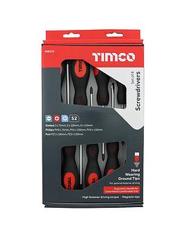 Timco Screwdriver Set - 8 Piece Set