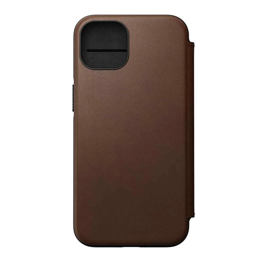 Nomad - Modern Folio - Rustic Brown Horween Leather Magsafe Iphone 13