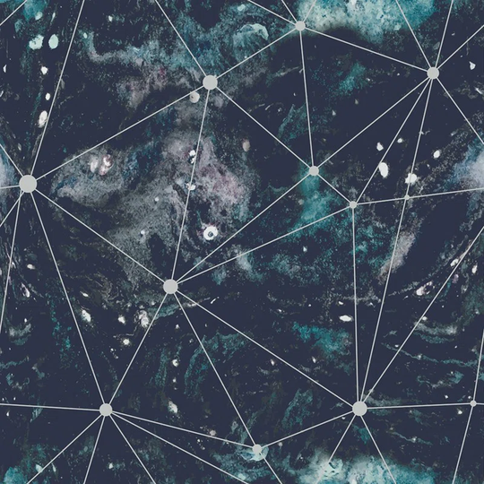Walllpaper Roll 290X290cm Wallpaper Material With Print Kitchen Livingroom Bedroom Mural Decoration - Dream Geometric Lines Night Sky