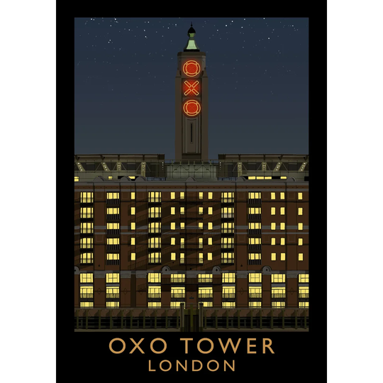 Oxo Tower 2 by Richard O'Neil - Graphic Art Print on Paper