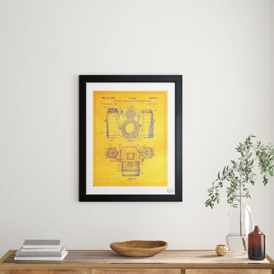 'Sauer Photographic Camera' Framed Graphic Art