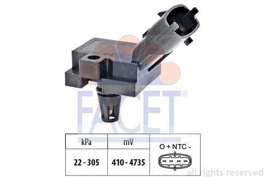 Air Pressure Sensor, height adaptation Made in Italy - OE Equivalent 103186