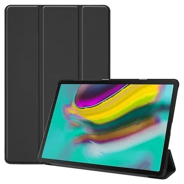 Tri-Fold Series Samsung Galaxy Tab S5e Folio Case - Black