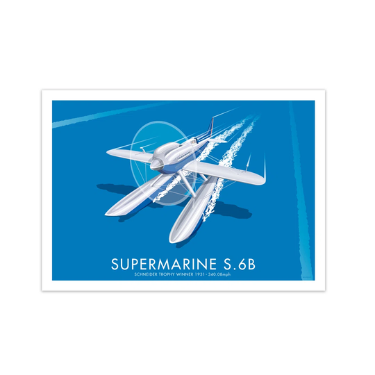 Supermarine by Stephen Millership - Graphic Art Print on Paper