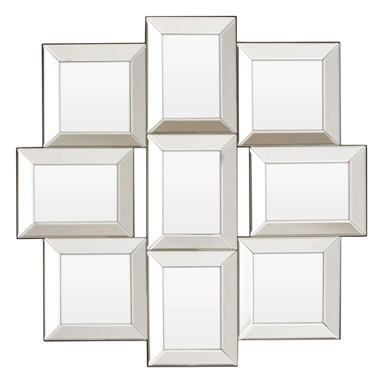 Premier Housewares 9 Photo Collage Frame - Silver