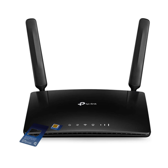 TP Link MR6400 4G Router with Unlimited O2 Data SIM Bundle