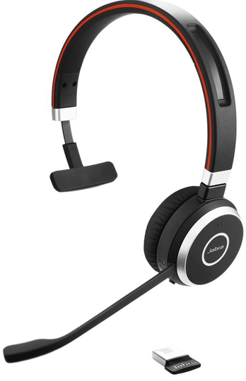 Jabra Evolve 65 UC USB-A Bluetooth Wireless Mono Headset
