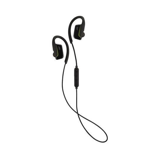 JVC AE Wireless Bluetooth Sports Clip Headphones - Black (Model No. HAEC30BTB)