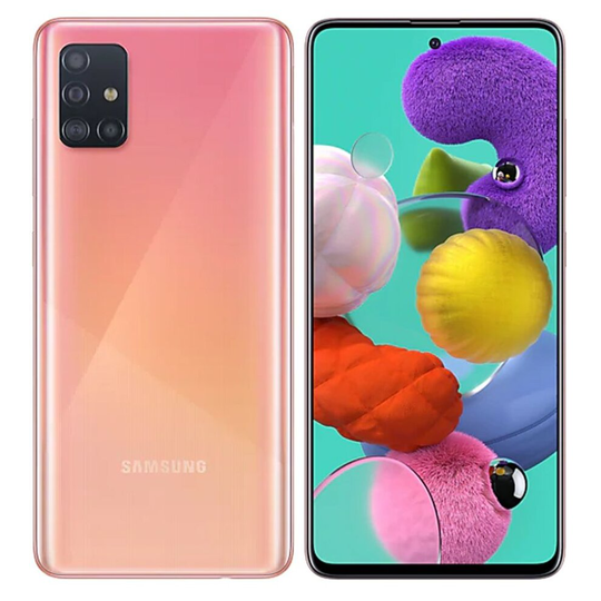 (Unlocked, Pink) Samsung Galaxy A51 Dual Sim | 128GB | 8GB RAM