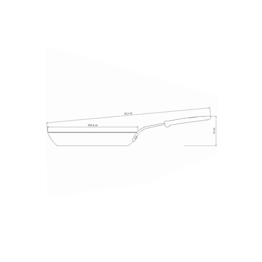 Tramontina 30 Cm Cast Iron Frying Pan With Silicone Handle