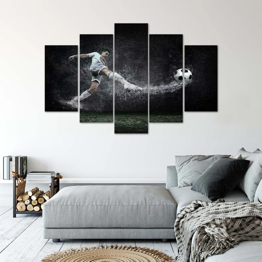 Canvas Print Football Sports Stadium