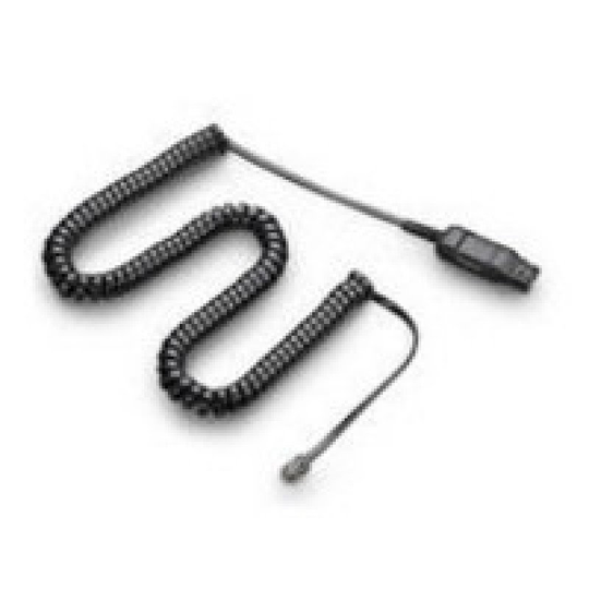 Plantronics A10-11 Amplified Quick Disconnect to Deskphone Cable