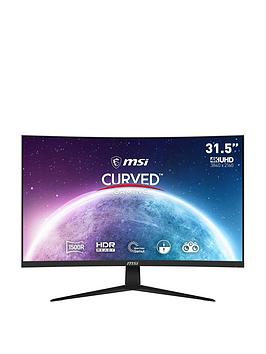 Msi G321Cuv 32 Inch, 4K Uhd, 60Hz, 4Ms, Amd Freesync, 1500R Curved Console Gaming Monitor