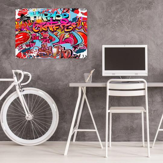 Canvas Print, Red Abstractions