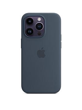 Apple Iphone 14 Pro Silicone Case With Magsafe - Storm Blue